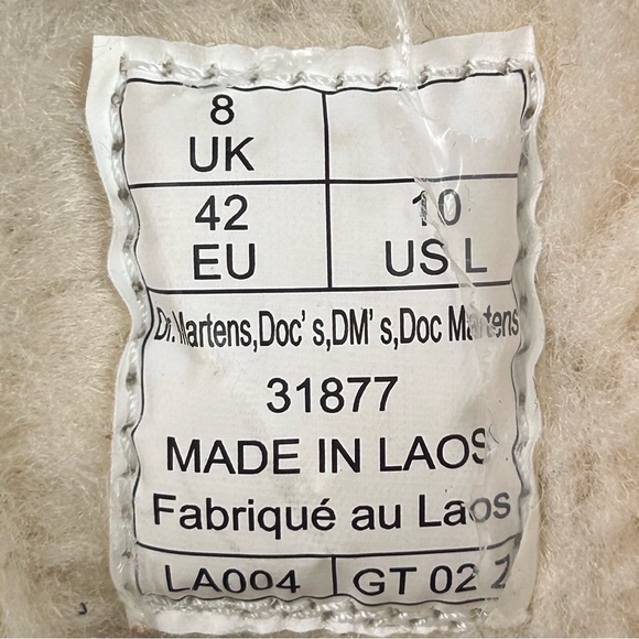 NEW Dr. Martens Docs 31877 Fur Lined Brown Buttersoft Winter Boot Womens Size 10 - Picture 10 of 10